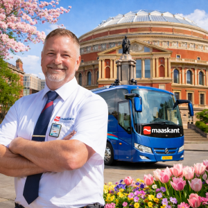 Buschauffeur voor de Royal Albert Hall